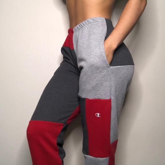 CHAMPION Color Block Sweatpants - Picture 2 of 6